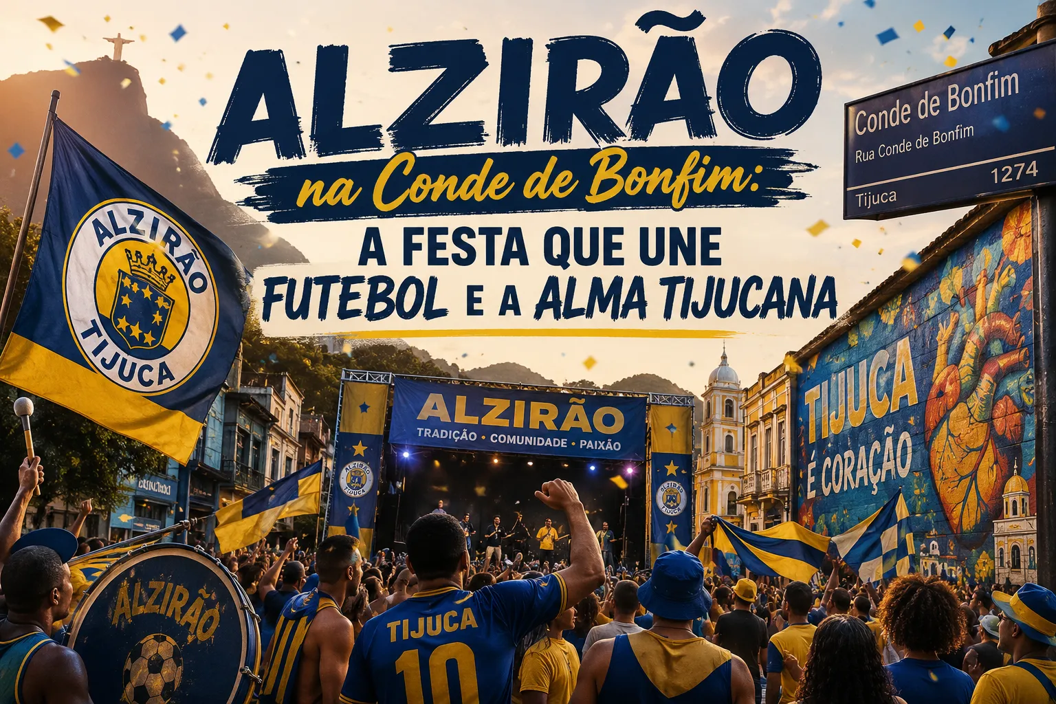 Alzirão na Conde de Bonfim: A Festa que Une Futebol e a Alma Tijucana